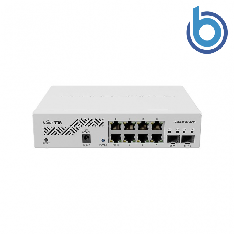 MikroTik 交換器 CSS610-8G-2S+IN：圖片 2